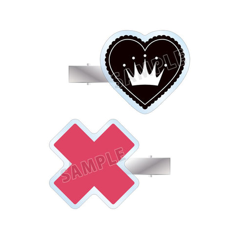 『しゅごキャラ!』日奈森 あむ ar-Unity モチーフ柄アクリルヘアクリップ2個セット