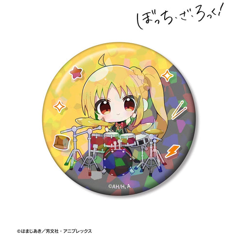 『ぼっち・ざ・ろっく!』むーらんさんイラスト 伊地知虹夏 ライブ衣装ver. 75mmホログラム缶バッジ【202609再販】