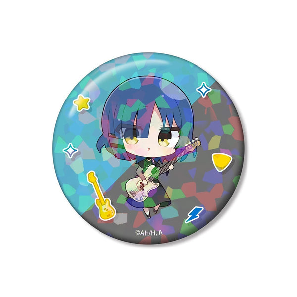 『ぼっち・ざ・ろっく!』むーらんさんイラスト 山田リョウ ライブ衣装ver. 75mmホログラム缶バッジ【202609再販】