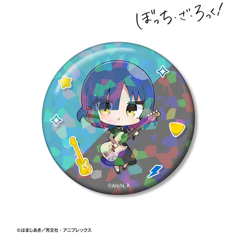 『ぼっち・ざ・ろっく!』むーらんさんイラスト 山田リョウ ライブ衣装ver. 75mmホログラム缶バッジ【202609再販】