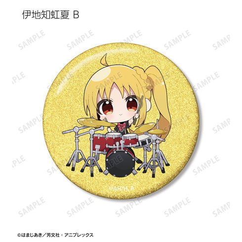 『ぼっち・ざ・ろっく!』むーらんさんイラスト 制服ver.&ライブ衣装ver. トレーディンググリッター缶バッジ(単位/BOX)【202609再販】