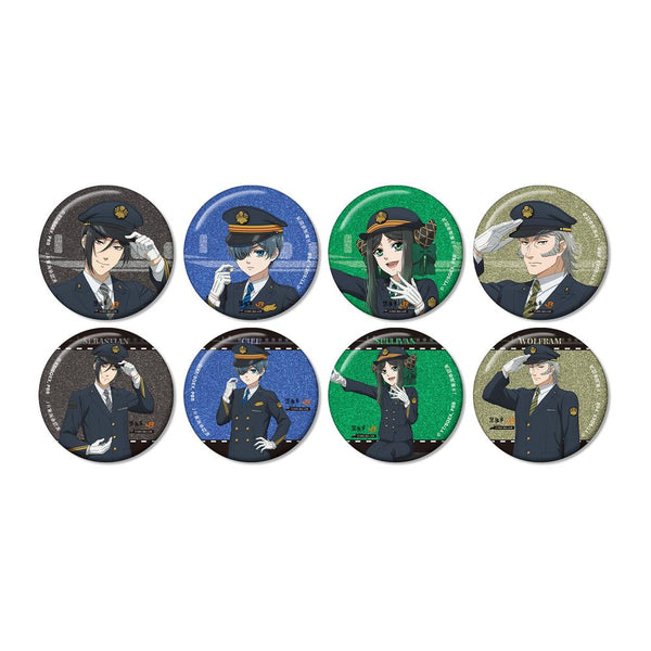 『黒執事 -緑の魔女編-』描き下ろし 駅員ver. トレーディンググリッター缶バッジ(単位/BOX)