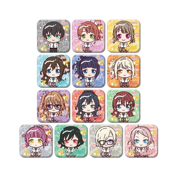 『ラブライブ!虹ヶ咲学園スクールアイドル同好会』トレーディング ちょこんと! ギャル制服ver. スクエア缶バッジ(単位/BOX)【202609再販】