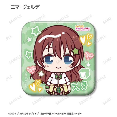 『ラブライブ!虹ヶ咲学園スクールアイドル同好会』トレーディング ちょこんと! ギャル制服ver. スクエア缶バッジ(単位/BOX)