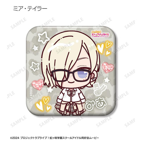 『ラブライブ!虹ヶ咲学園スクールアイドル同好会』トレーディング ちょこんと! ギャル制服ver. スクエア缶バッジ(単位/BOX)