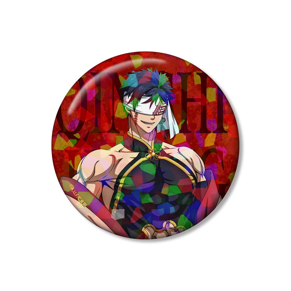 終末のワルキューレIII』描き下ろし 始皇帝 75mmホログラム缶バッジ