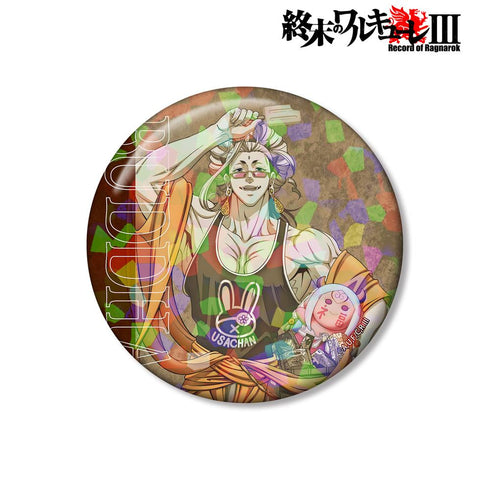 『終末のワルキューレIII』描き下ろし 釈迦 75mmホログラム缶バッジ ver.B