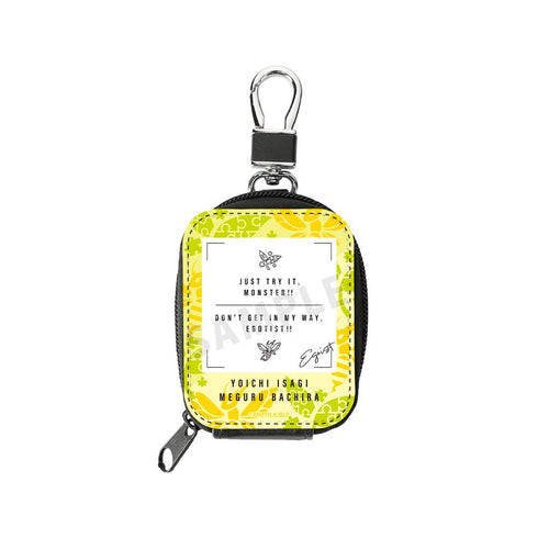 『ブルーロック』潔 世一&蜂楽 廻 モチーフ 合皮レザーミニポーチ