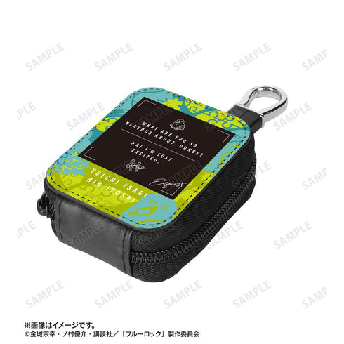 『ブルーロック』潔 世一&糸師 凛 モチーフ 合皮レザーミニポーチ