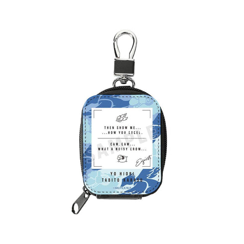 『ブルーロック』氷織 羊&烏 旅人 モチーフ 合皮レザーミニポーチ