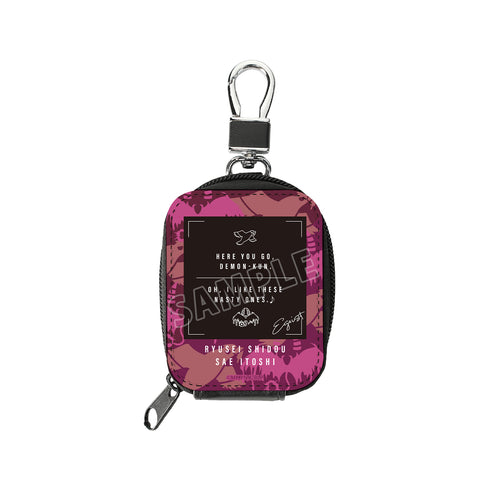 『ブルーロック』士道 龍聖&糸師 冴 モチーフ 合皮レザーミニポーチ