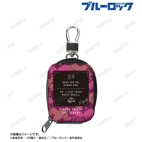 『ブルーロック』士道 龍聖&糸師 冴 モチーフ 合皮レザーミニポーチ