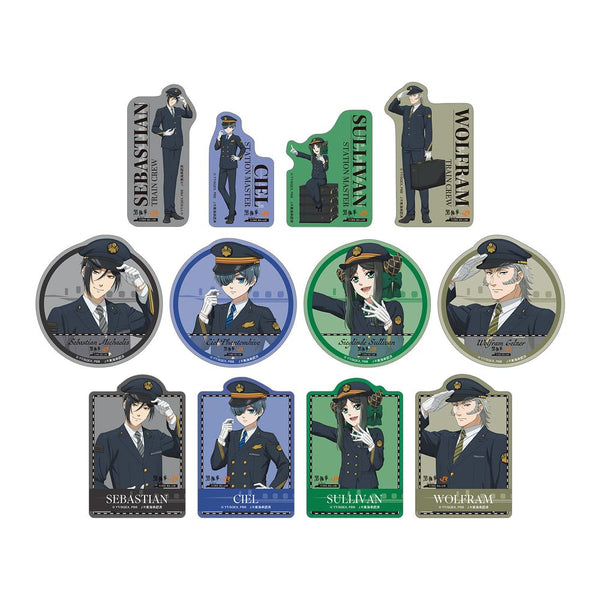 『黒執事 -緑の魔女編-』描き下ろし 駅員ver. トレーディングダイカットステッカー(単位/BOX)