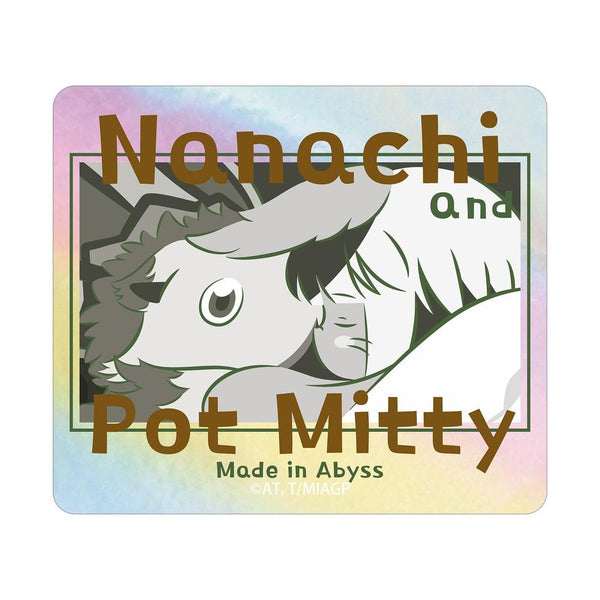 "Made in Abyss: The Golden Country of the Blazing Sun" Nanachi & Meety in a Jar - ar-Unity Aurora Die-Cut Sticker