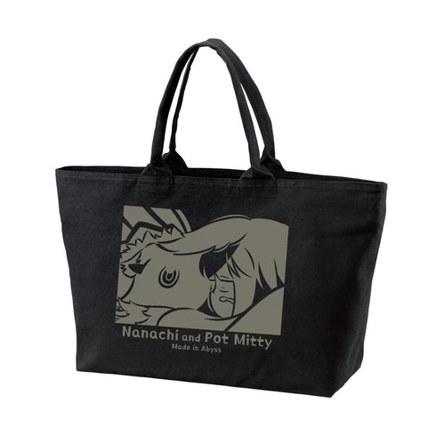 "Made in Abyss: The Golden Country of the Blazing Sun" Nanachi & Meety ar-Unity BIG Zip Tote Bag