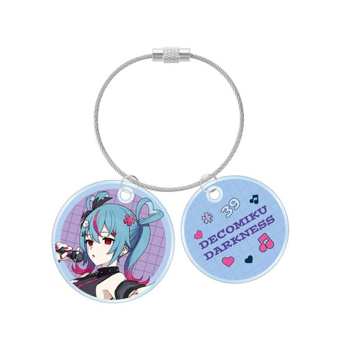 『デコミクLIVE starring 初音ミクHelloProduced by DECO*27 / OTOIRO』デコミク (ダークネス) LIVE練習中ver. Art by ろづ希 2連ワイヤーアクリルキーホルダー