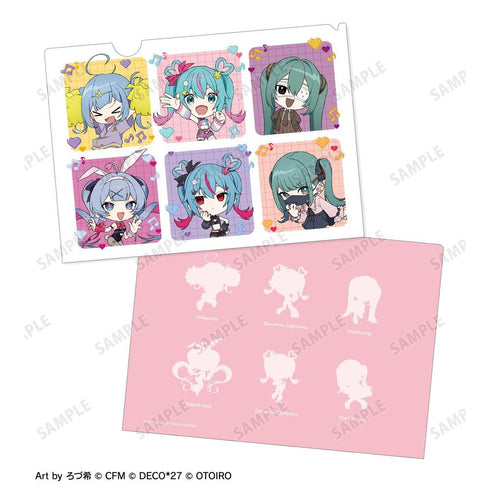 『デコミクLIVE starring 初音ミクHelloProduced by DECO*27 / OTOIRO』ちびキャラ Art by ろづ希 クリアファイル
