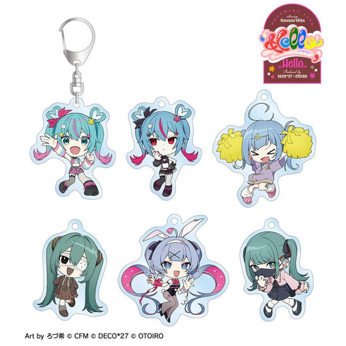 『デコミクLIVE starring 初音ミクHelloProduced by DECO*27 / OTOIRO』ちびキャラ Art by ろづ希 トレーディングアクリルキーホルダー(単位/BOX)