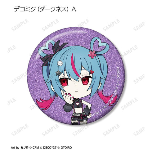 『デコミクLIVE starring 初音ミクHelloProduced by DECO*27 / OTOIRO』ちびキャラ Art by ろづ希 トレーディンググリッター缶バッジ(単位/BOX)
