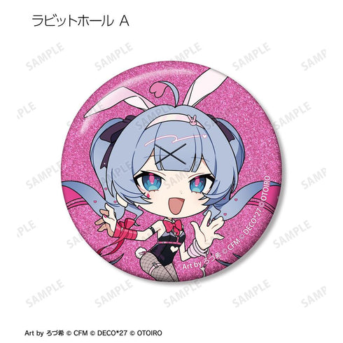 『デコミクLIVE starring 初音ミクHelloProduced by DECO*27 / OTOIRO』ちびキャラ Art by ろづ希 トレーディンググリッター缶バッジ(単位/BOX)