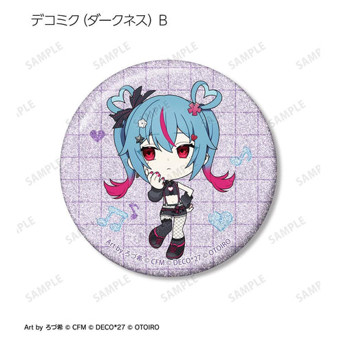 『デコミクLIVE starring 初音ミクHelloProduced by DECO*27 / OTOIRO』ちびキャラ Art by ろづ希 トレーディンググリッター缶バッジ(単位/BOX)
