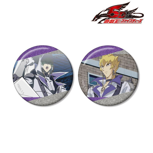 《遊戲王5D's》傑克·阿特拉斯 場景圖案閃粉徽章 2入組