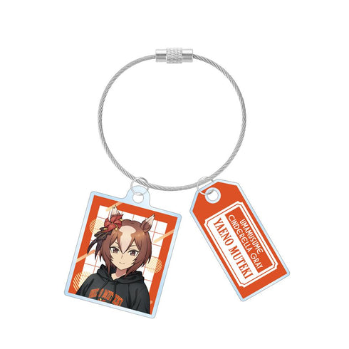 『ウマ娘 シンデレラグレイ』ヤエノムテキ 2連ワイヤーアクリルキーホルダー POP UP SHOP in マルイ
