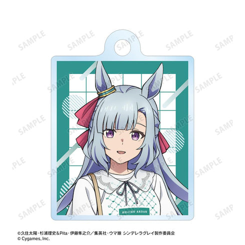『ウマ娘 シンデレラグレイ』メジロアルダン 2連ワイヤーアクリルキーホルダー POP UP SHOP in マルイ