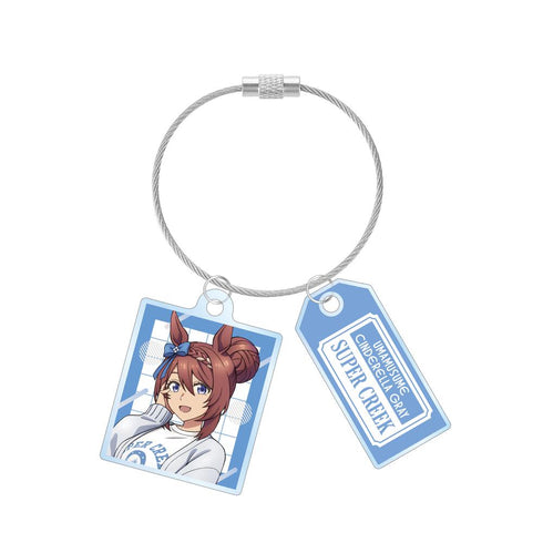 『ウマ娘 シンデレラグレイ』スーパークリーク 2連ワイヤーアクリルキーホルダー POP UP SHOP in マルイ