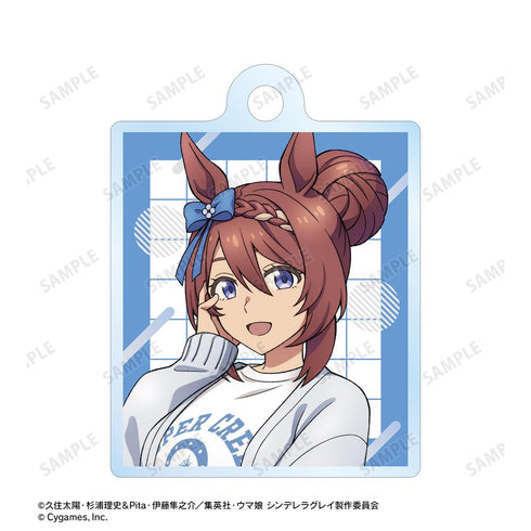 『ウマ娘 シンデレラグレイ』スーパークリーク 2連ワイヤーアクリルキーホルダー POP UP SHOP in マルイ