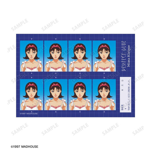 《PERFECT BLUE》霧越未麻&虛擬・未麻 證件照風格寫真卡2張組