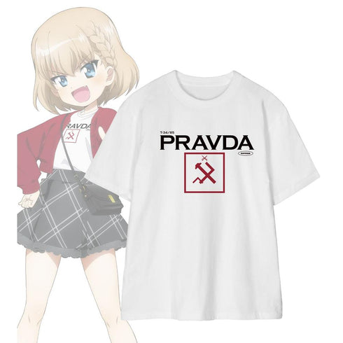 『ガールズ&パンツァー 最終章』描き下ろし デート私服ver. カチューシャ Tシャツユニセックス