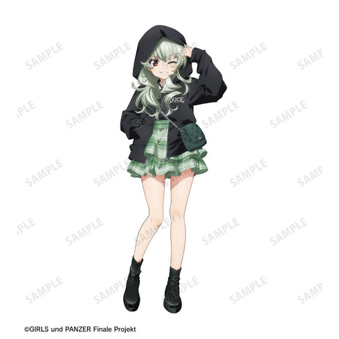 『ガールズ&パンツァー 最終章』描き下ろし デート私服ver. アンチョビ ジップパーカーユニセックス