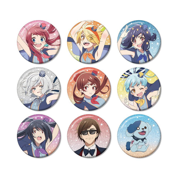 『ゾンビランドサガ ゆめぎんがパラダイス』トレーディンググリッター缶バッジ(単位/BOX)