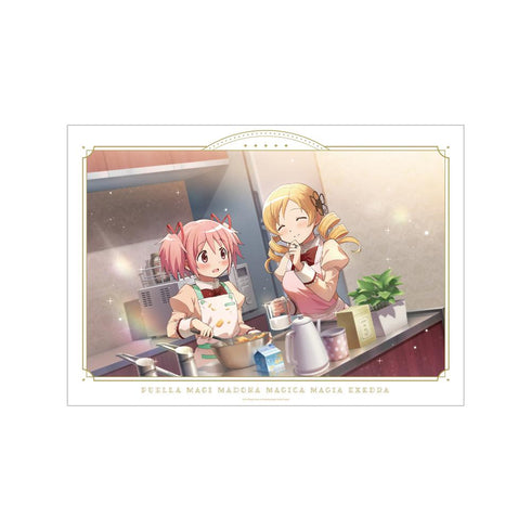『魔法少女まどか☆マギカ Magia Exedra』手作りケーキに挑戦中 A3マット加工ポスター