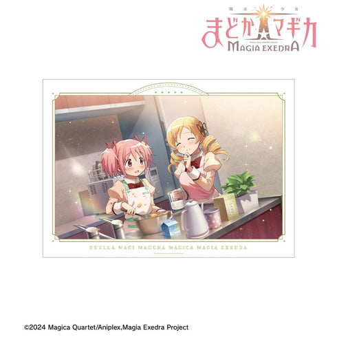 『魔法少女まどか☆マギカ Magia Exedra』手作りケーキに挑戦中 A3マット加工ポスター