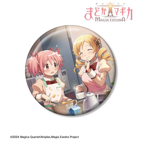『魔法少女まどか☆マギカ Magia Exedra』手作りケーキに挑戦中 100mm缶バッジ
