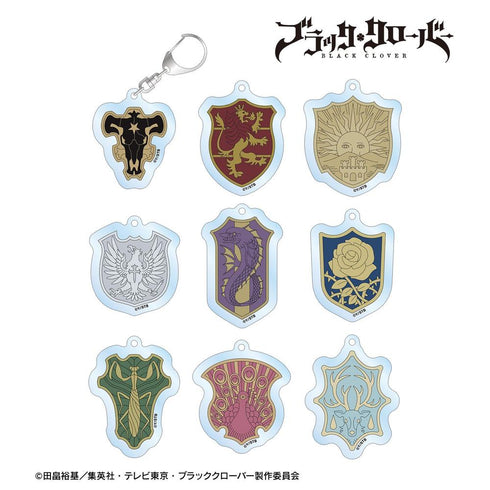 『ブラッククローバー』トレーディング紋章アクリルキーホルダー(単位/BOX)