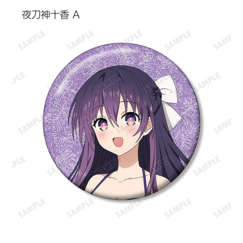 "Date A Live V" Original Illustration: Beach Date Ver. Trading Glitter Pin Badge (Sold by the box)