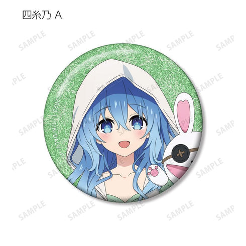 "Date A Live V" Original Illustration: Beach Date Ver. Trading Glitter Pin Badge (Sold by the box)