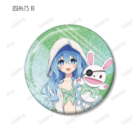 "Date A Live V" Original Illustration: Beach Date Ver. Trading Glitter Pin Badge (Sold by the box)