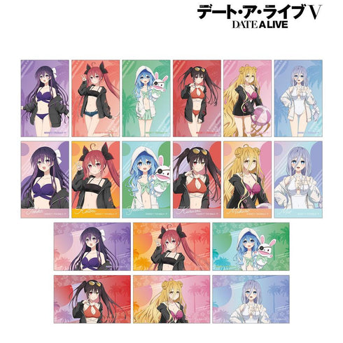 "Date A Live V" Original Art: Beach Date Ver. Trading Illustration Cards (Sold by the box)