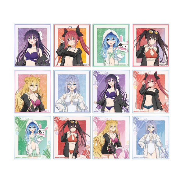 "Date A Live V" Original Illustration: Beach Date Ver. Trading Acrylic Cards (Sold by the box)