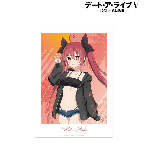 "Date A Live V" Original Illustration: Kotori Itsuki - Beach Date Ver. A3 Matte-Finish Poster