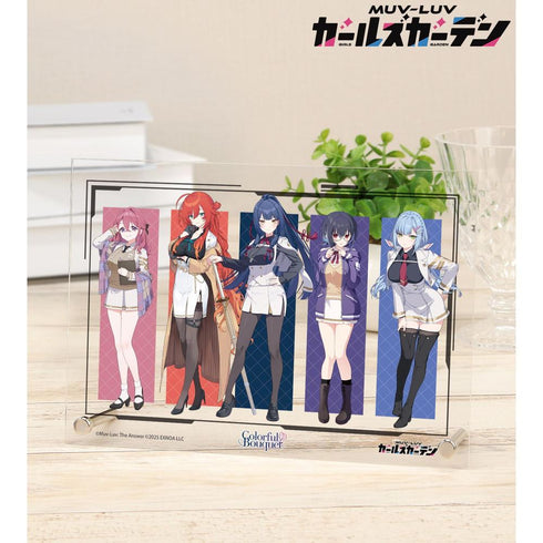 『マブラヴ ガールズガーデン』カラフルブーケ A5アクリルパネル