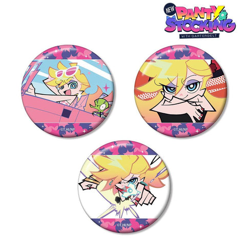 『New PANTY & STOCKING with GARTERBELT』パンティ 場面写缶バッジ3個セット【202607再販】