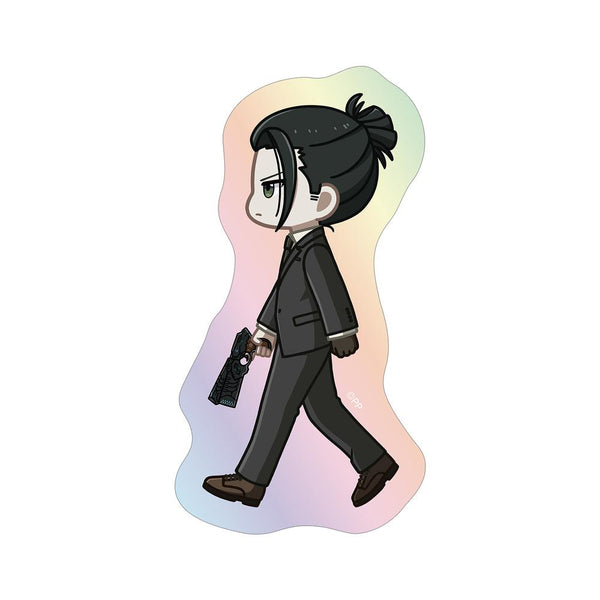 『PSYCHO-PASS サイコパス PROVIDENCE』宜野座 伸元 ちびとこ オーロラダイカットステッカー