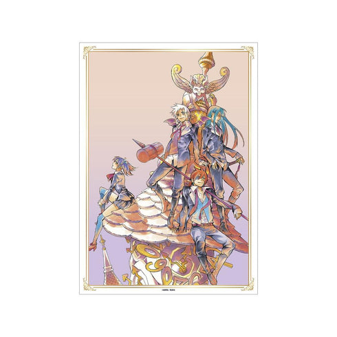 "D.Gray-man" Group Color Illustration A3 Matte-Finish Poster Ver. B