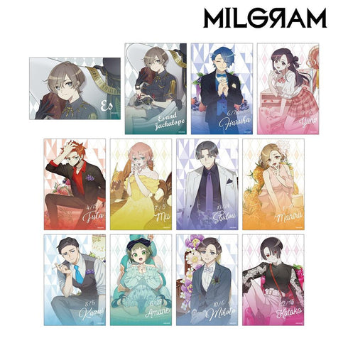 『MILGRAM -ミルグラム-』描き下ろし バースデーver.&休息中ver. トレーディングクリアカード(単位/BOX)