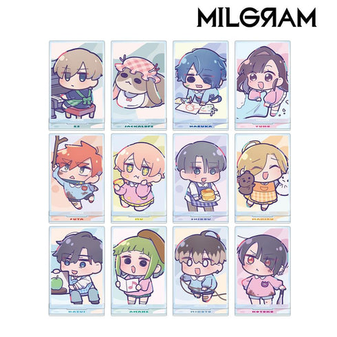 『MILGRAM -ミルグラム-』描き下ろし ミニグラム 幼稚園ver. トレーディングアクリルスタンド(単位/BOX)【202608再販】